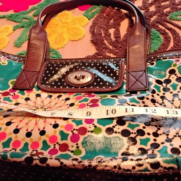 FOSSIL KEY-PER KALEIDOSCOPE MULTICOLORED TOTE - Picture 9 of 14